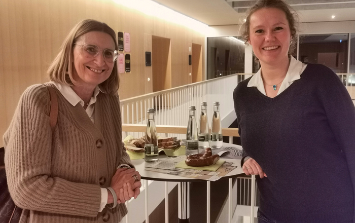 Mentorin und Mentee bei der Kickoff-Veranstaltung